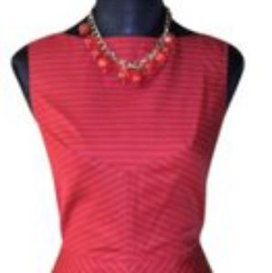 Issac Mizrahi for Target Red/Burgundy A-line Dress